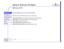 Tablet Screenshot of klein-schwarz-wohlers.de